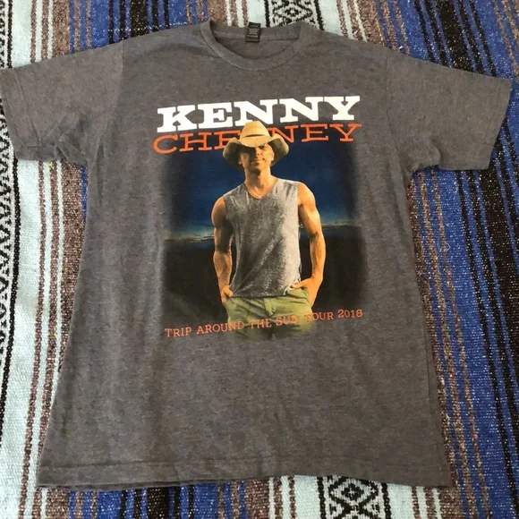 Kenny Cheney 2018 Trio Around the Sun Tour Concert Tee - Picture 1 of 5